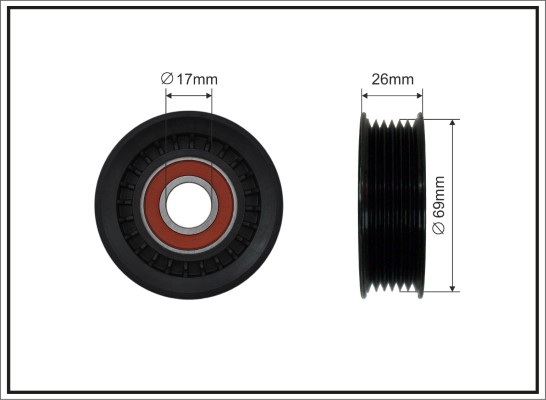 CAFFARO 500401 Spannrolle,...