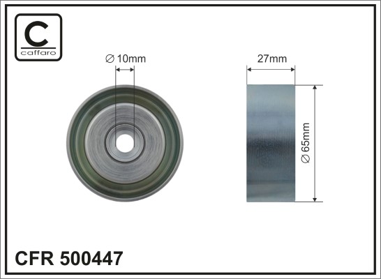 CAFFARO 500447 Spannrolle,...