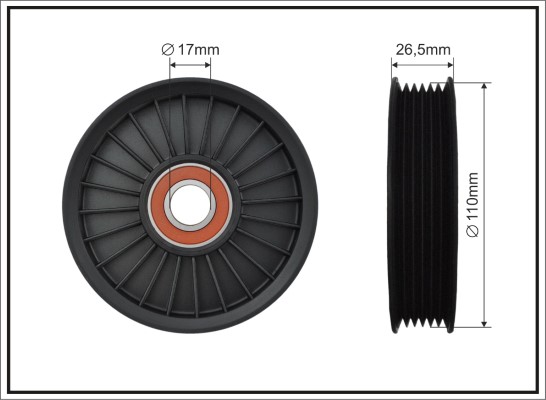 CAFFARO 500478 Spannrolle,...