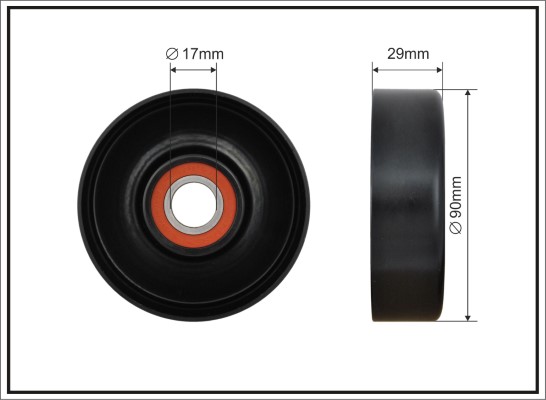 CAFFARO 500500 Spannrolle,...