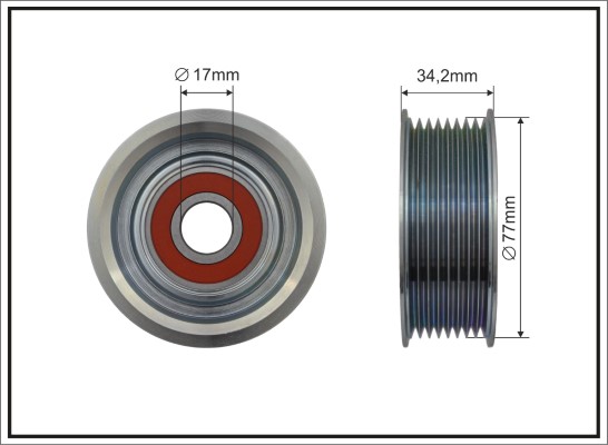 CAFFARO 500582 Spannrolle,...