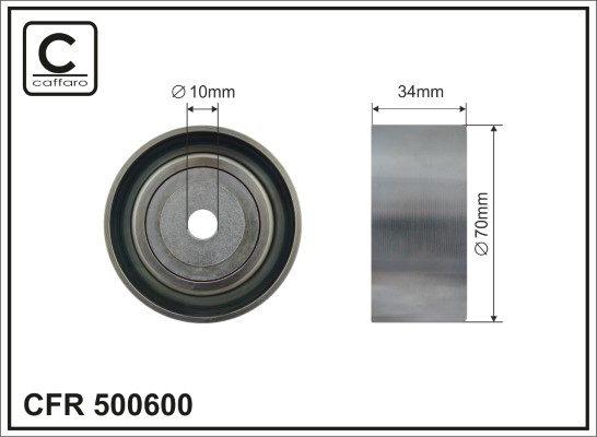 CAFFARO 500600 Spannrolle,...