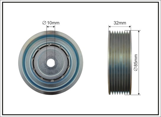 CAFFARO 500618 Spannrolle,...