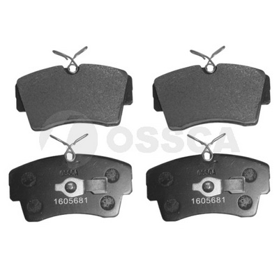 OSSCA 00235 Brake Pad Set,...