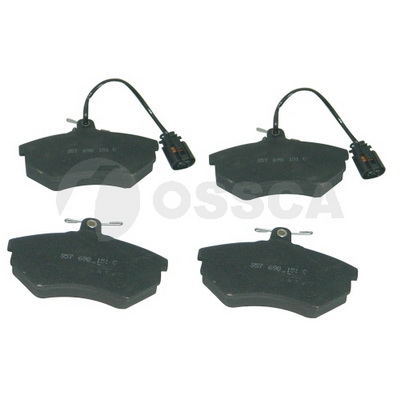 OSSCA 09832 Brake Pad Set,...