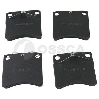 OSSCA 11721 Brake Pad Set,...