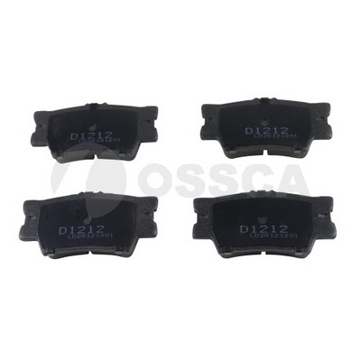 OSSCA 12225 Brake Pad Set,...