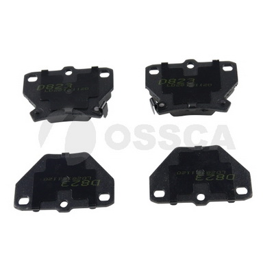 OSSCA 12233 Brake Pad Set,...