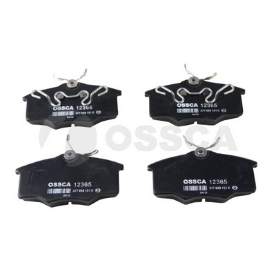 OSSCA 12365 Brake Pad Set,...