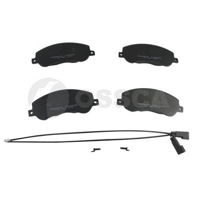 OSSCA 12602 Brake Pad Set,...