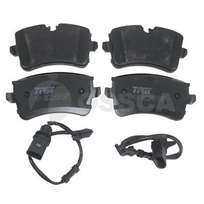 OSSCA 18204 Brake Pad Set,...