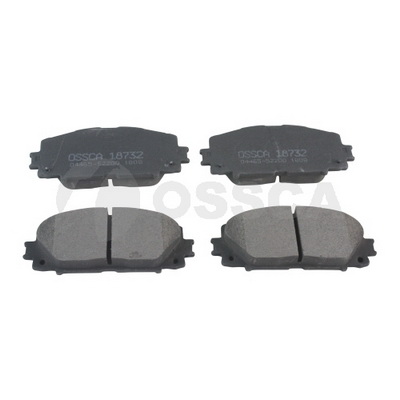 OSSCA 18732 Brake Pad Set,...