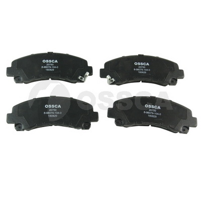 OSSCA 20750 Brake Pad Set,...