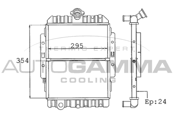 RADIATOR DAI0705YE ΨΥΓΕΙΑ...