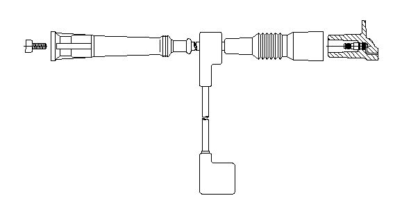 BREMI 125/90 Ignition Cable