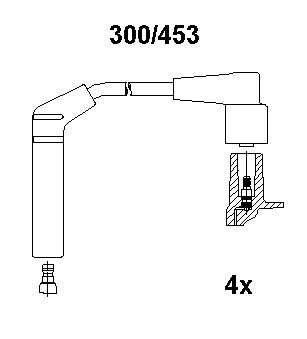 BREMI 300/453 Ignition Cable Kit