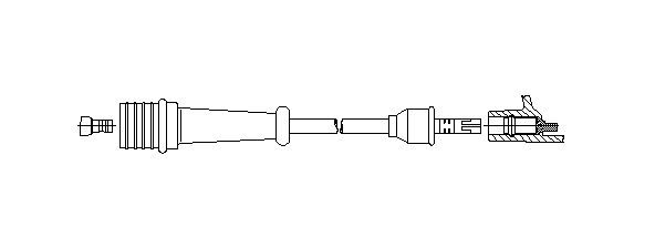 BREMI 322/50 Ignition Cable for CITROËN RENAULT