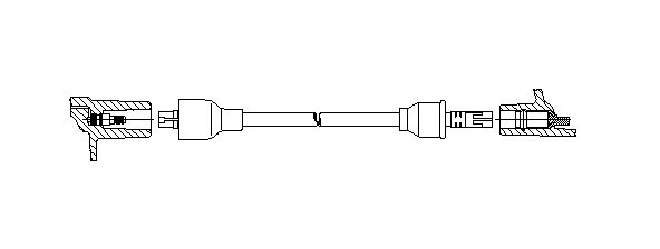 BREMI 355/40 Ignition Cable for CITROËN OPEL