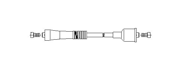 BREMI 448E70 Ignition Cable for CHRYSLER