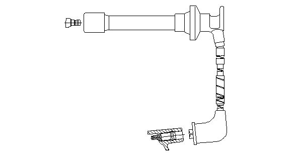 BREMI 659F47 Ignition Cable for MAZDA