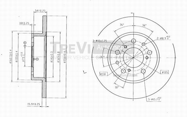 TREVI AUTOMOTIVE BD1004...