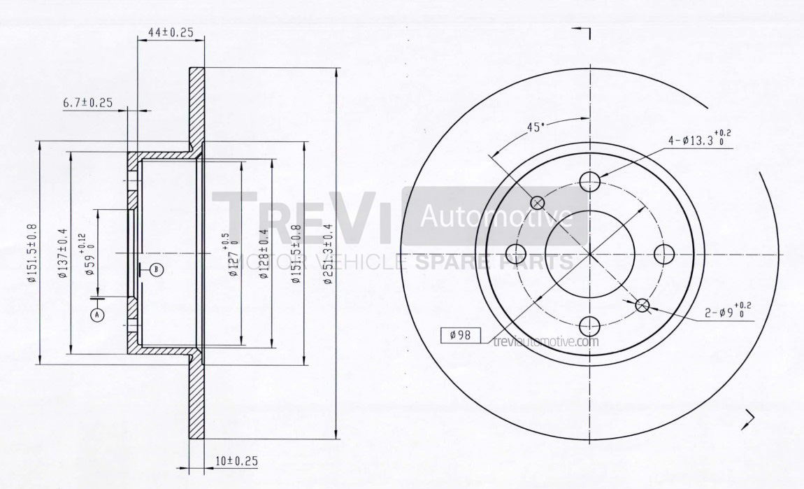 TREVI AUTOMOTIVE BD1005...