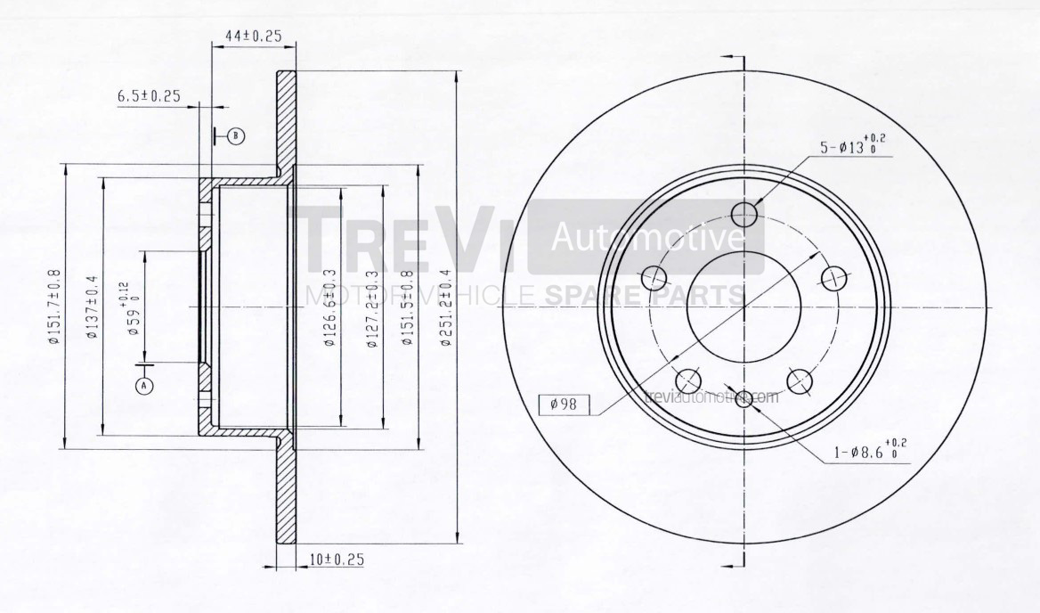 TREVI AUTOMOTIVE BD1006...