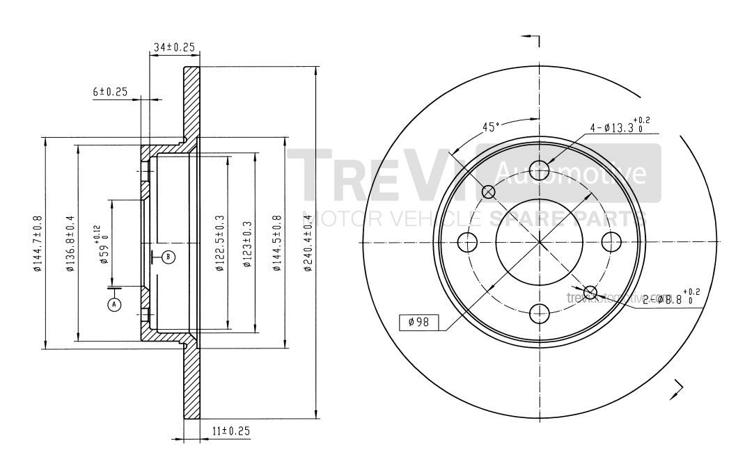 TREVI AUTOMOTIVE BD1015...