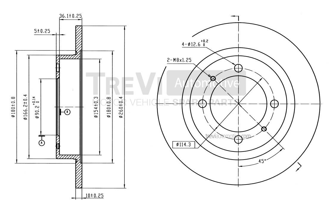 TREVI AUTOMOTIVE BD1028...