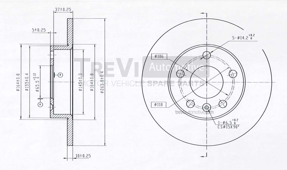 TREVI AUTOMOTIVE BD1035...