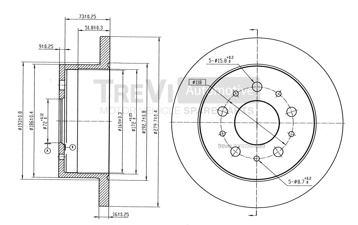 TREVI AUTOMOTIVE BD1039...