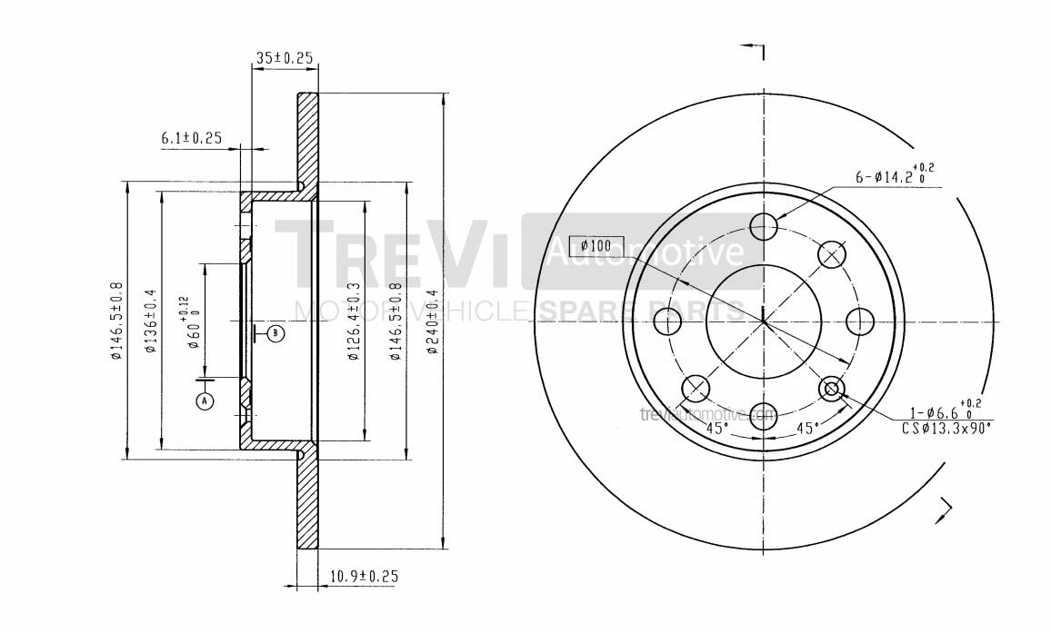 TREVI AUTOMOTIVE BD1045...