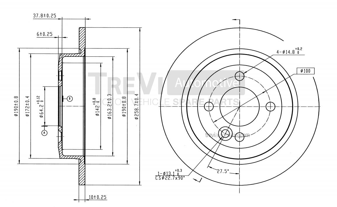 TREVI AUTOMOTIVE BD1052...