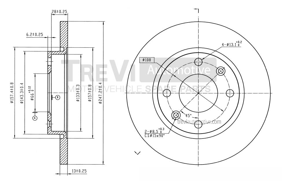 TREVI AUTOMOTIVE BD1062...