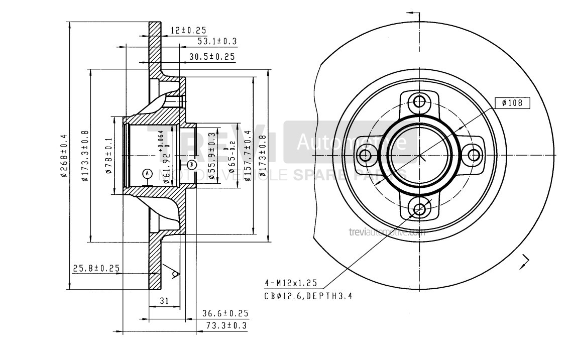 TREVI AUTOMOTIVE BD1082...