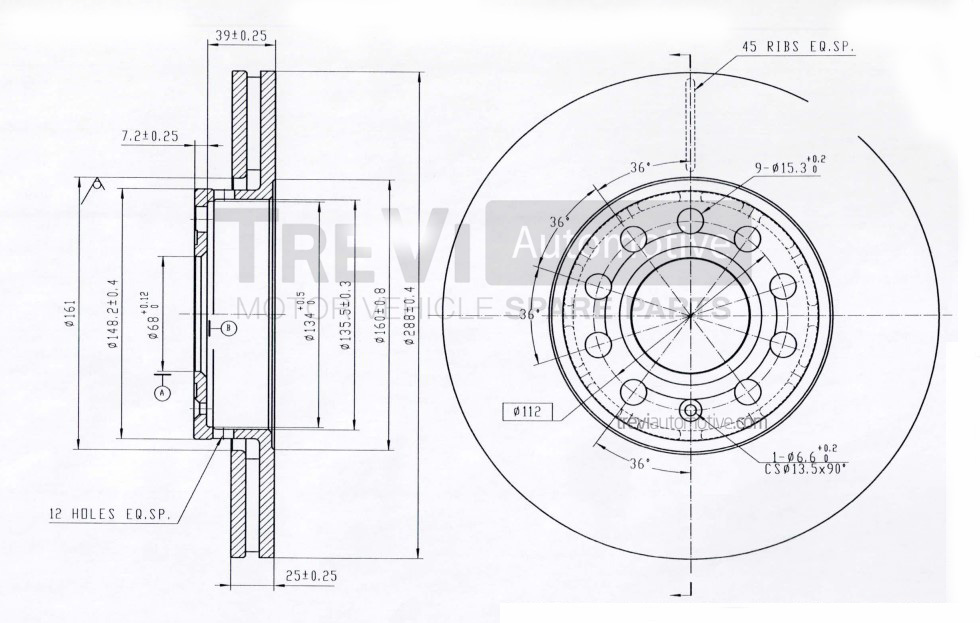 TREVI AUTOMOTIVE BD1102...