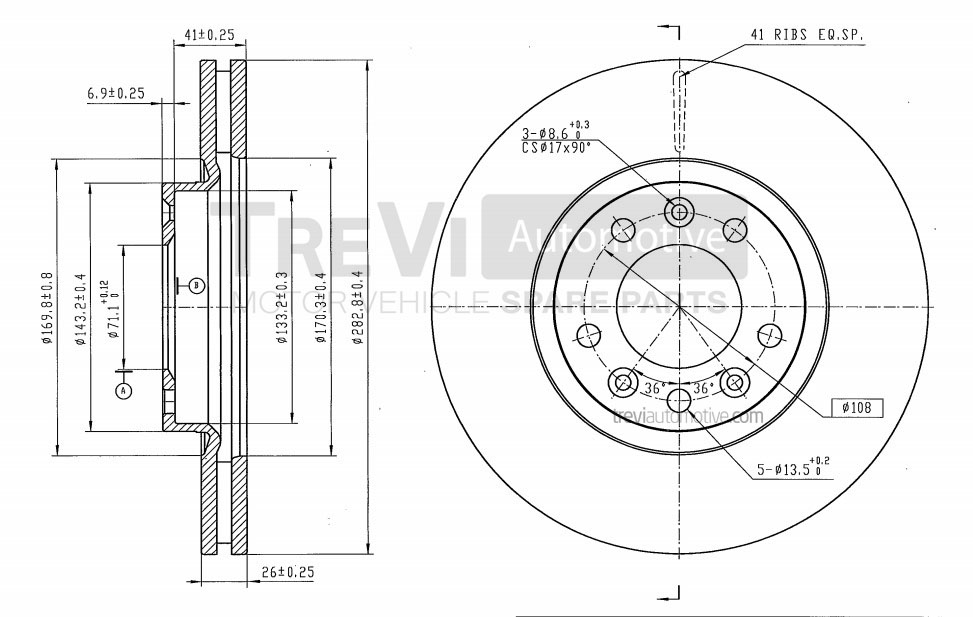 TREVI AUTOMOTIVE BD1137...