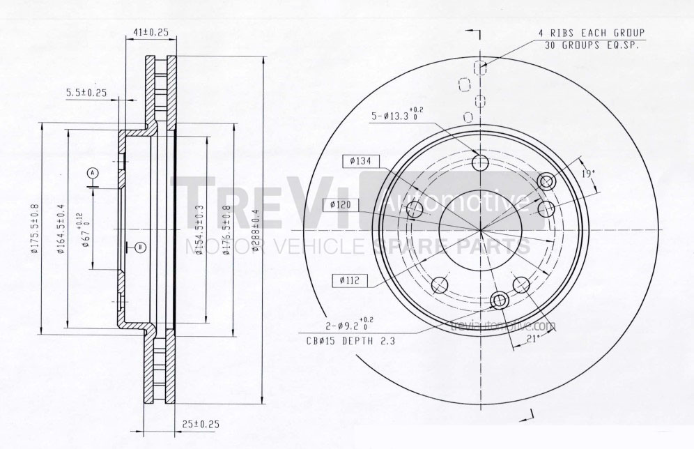 TREVI AUTOMOTIVE BD1139...