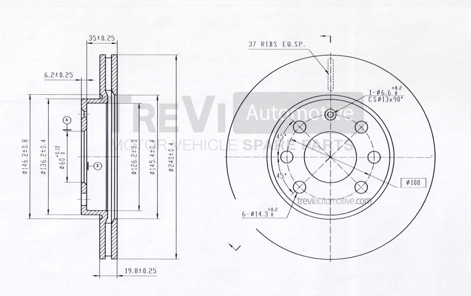 TREVI AUTOMOTIVE BD1145...