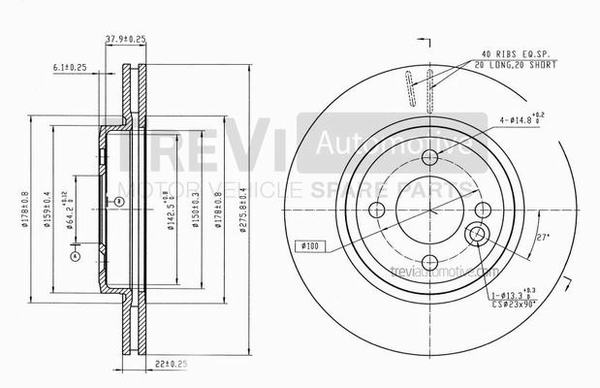 TREVI AUTOMOTIVE BD1146...