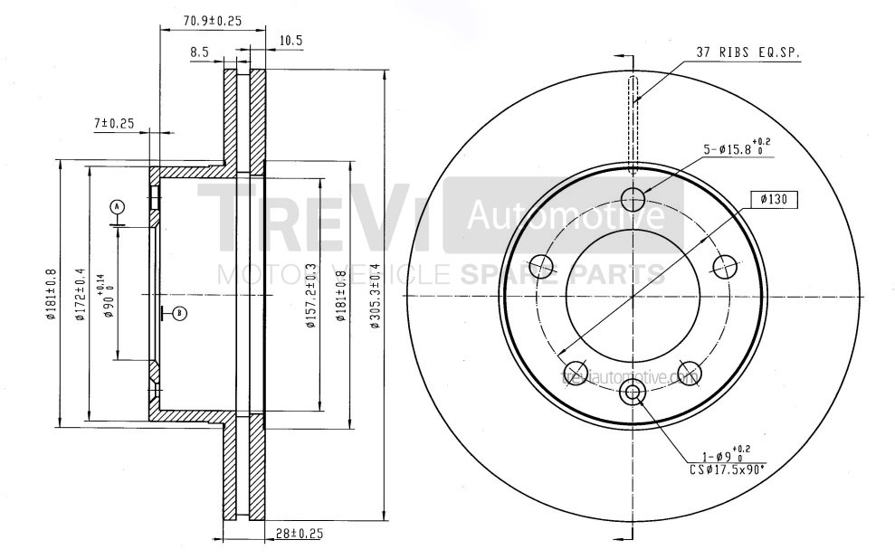 TREVI AUTOMOTIVE BD1166...