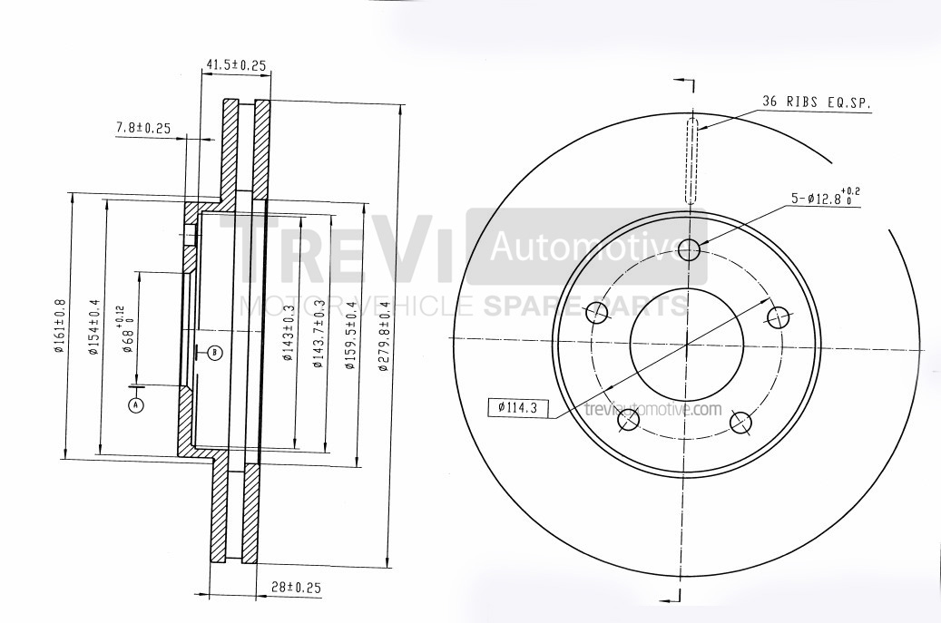 TREVI AUTOMOTIVE BD1179...