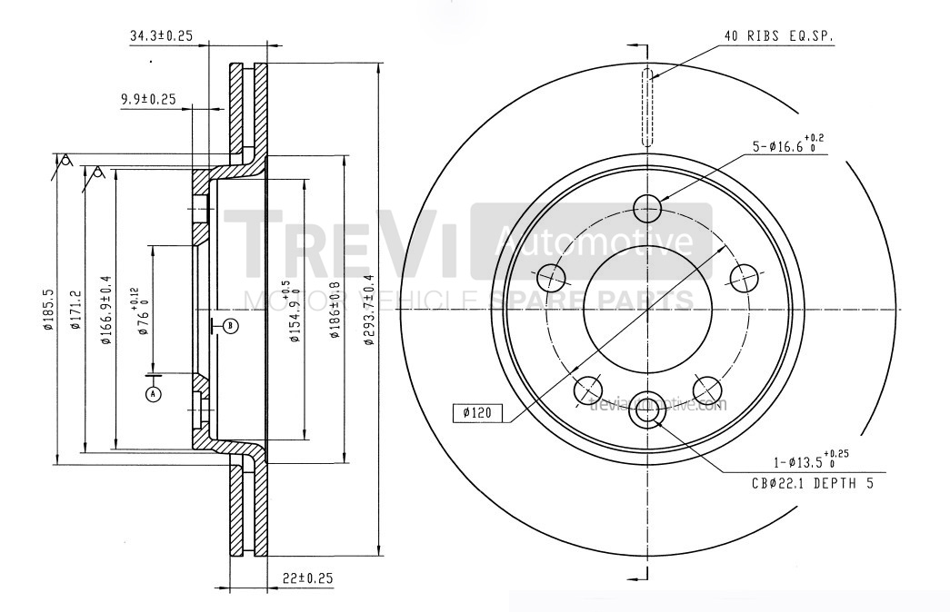 TREVI AUTOMOTIVE BD1193...