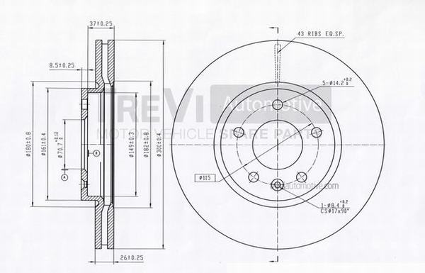 TREVI AUTOMOTIVE BD1255...