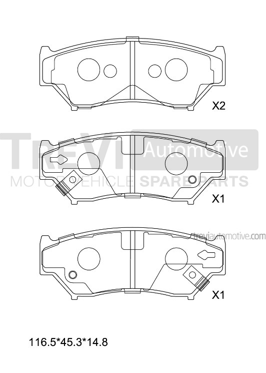 TREVI AUTOMOTIVE PF1006 Kit...