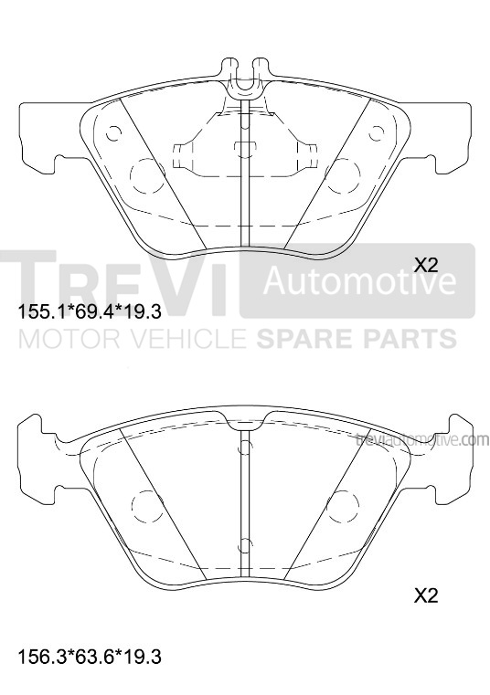 TREVI AUTOMOTIVE PF1011 Kit...