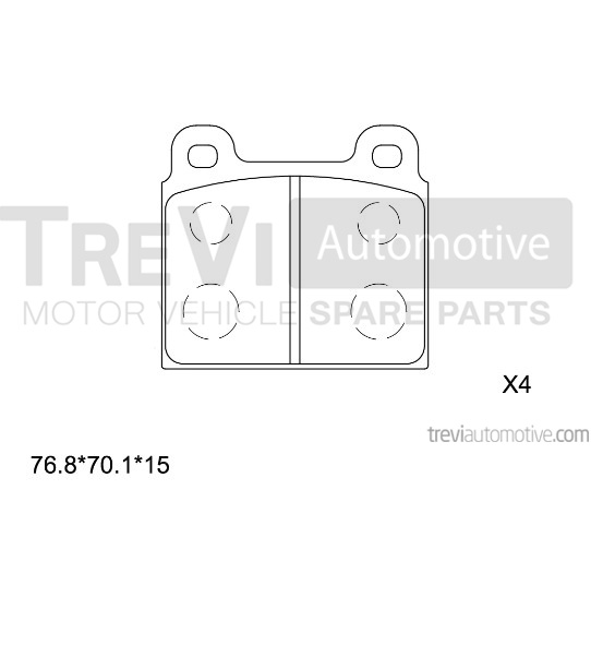 TREVI AUTOMOTIVE PF1031 Kit...