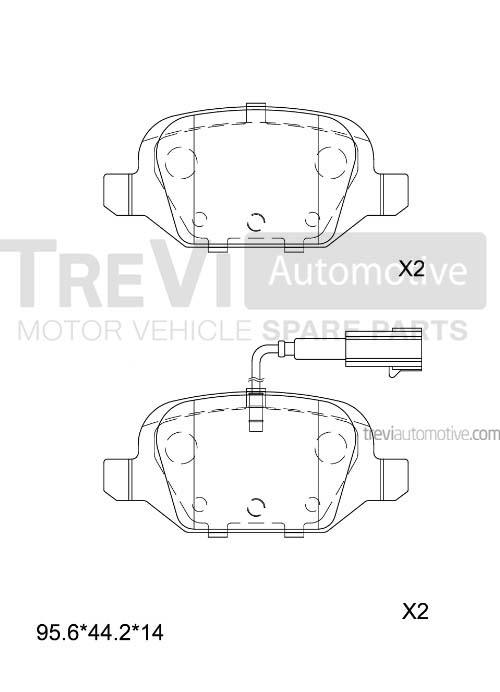 TREVI AUTOMOTIVE PF1066 Kit...