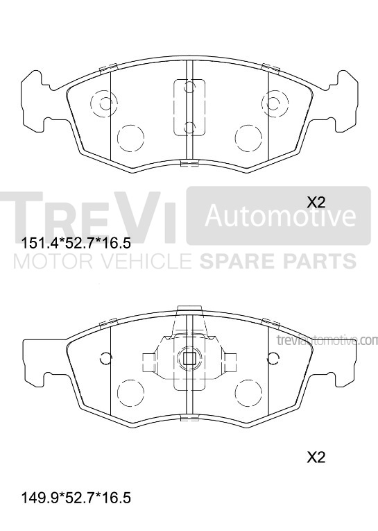 TREVI AUTOMOTIVE PF1076 Kit...