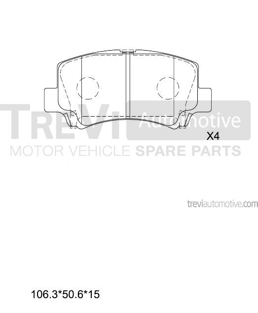 TREVI AUTOMOTIVE PF1097 Kit...